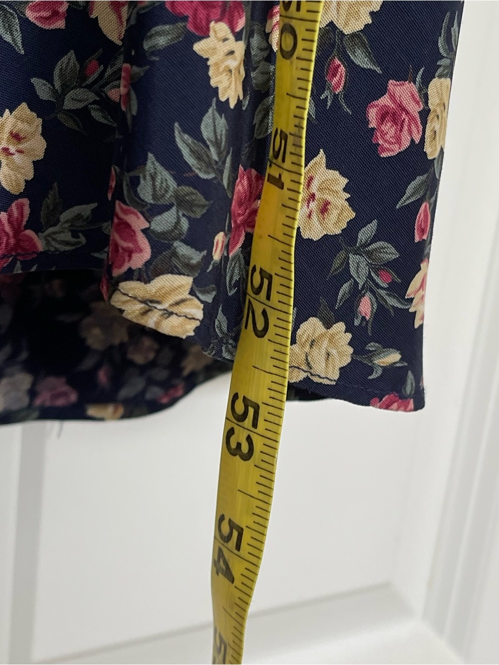 VTG Westminster Lace Floral Cottagecore Prairie Dress Lace Collar Sz 12 Granny - Picture 10 of 13
